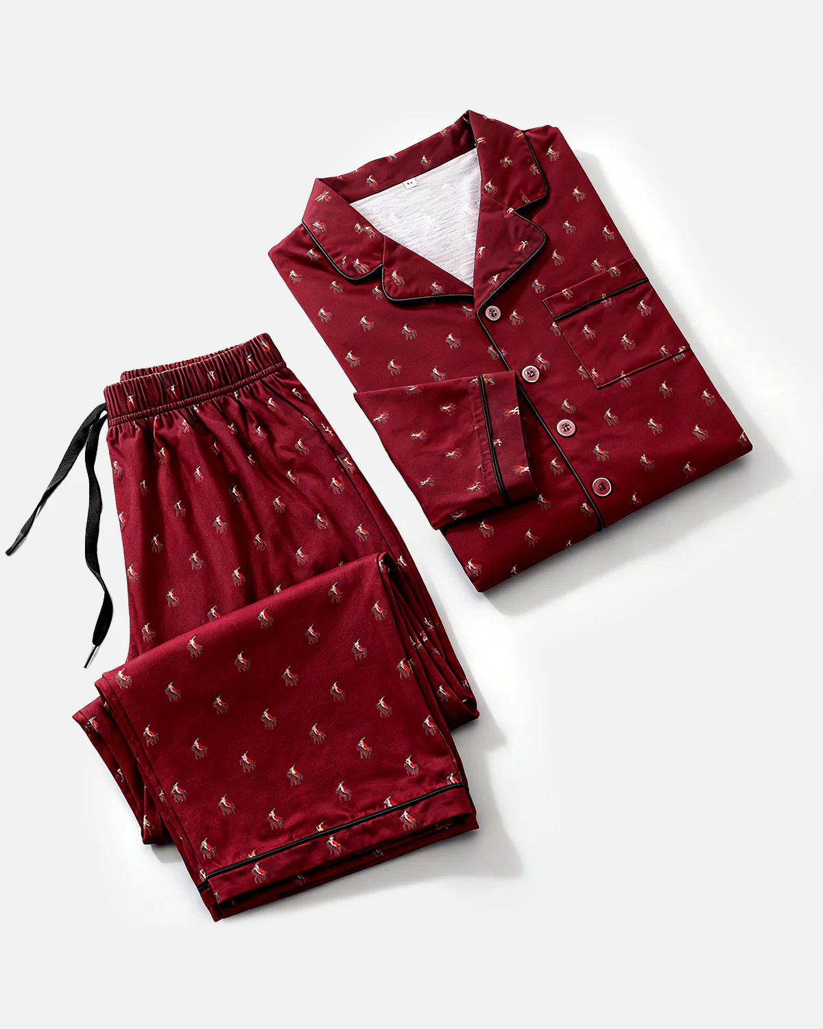 Carl Pajama Set (Red)