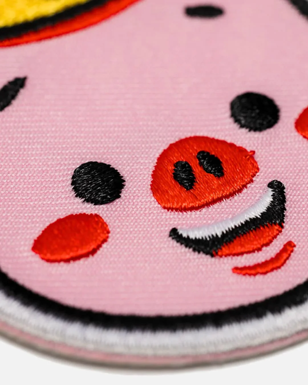 Classic Pig Embroidered Patch 3 Classic Pig Embroidered Patch