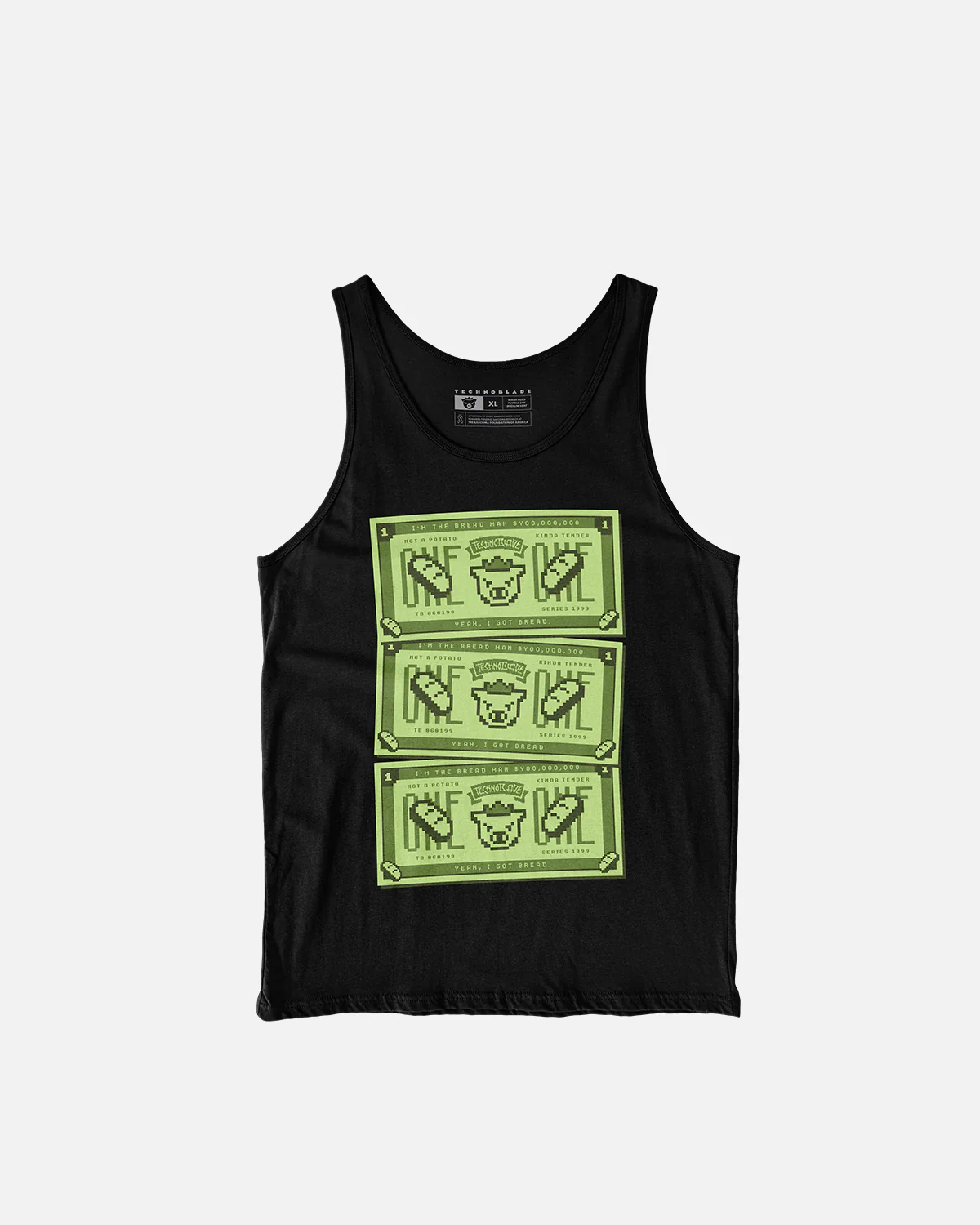 The Bread Man Tank Top (Black)