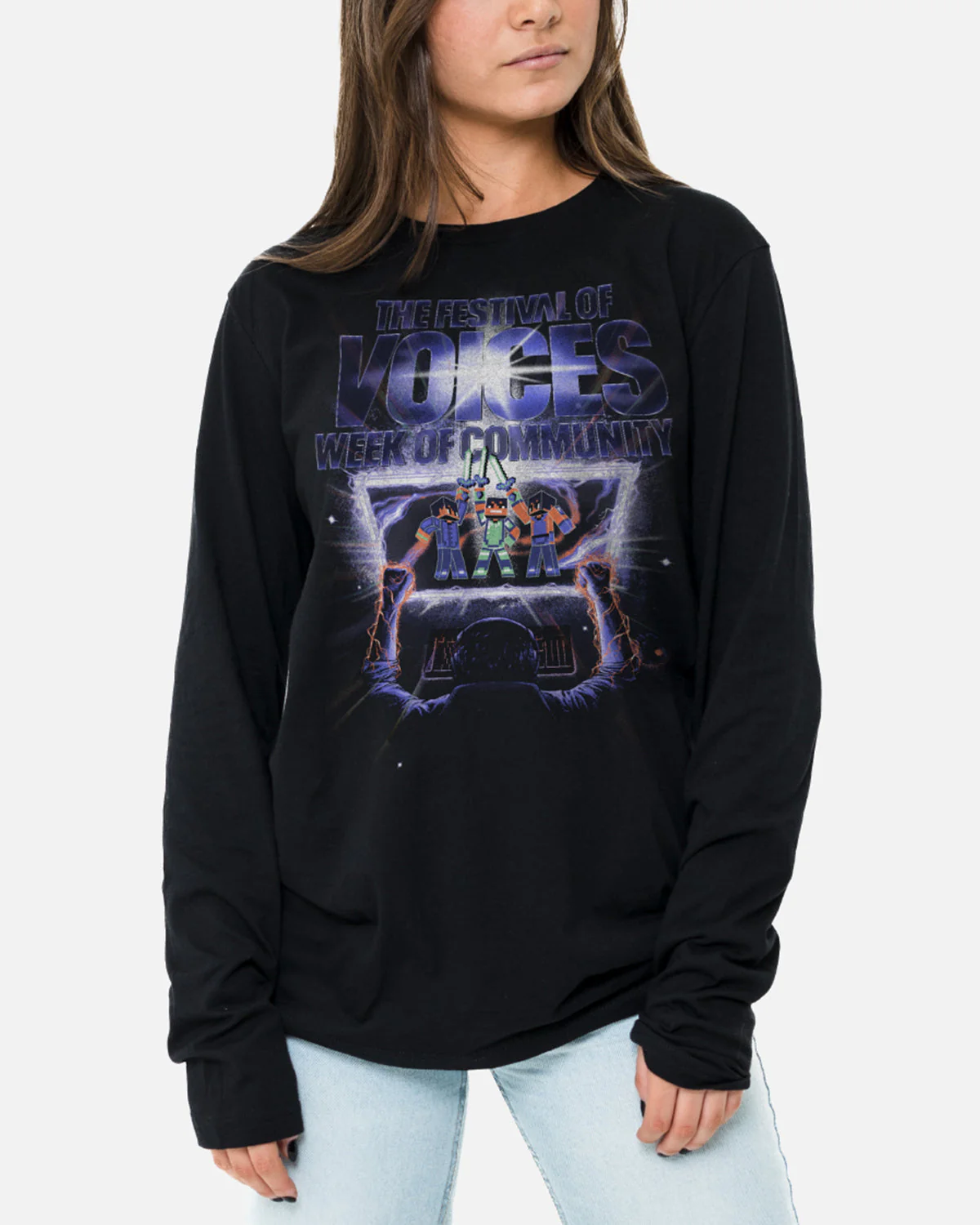 Festival of Voices Long Sleeve T-Shirt (Black)