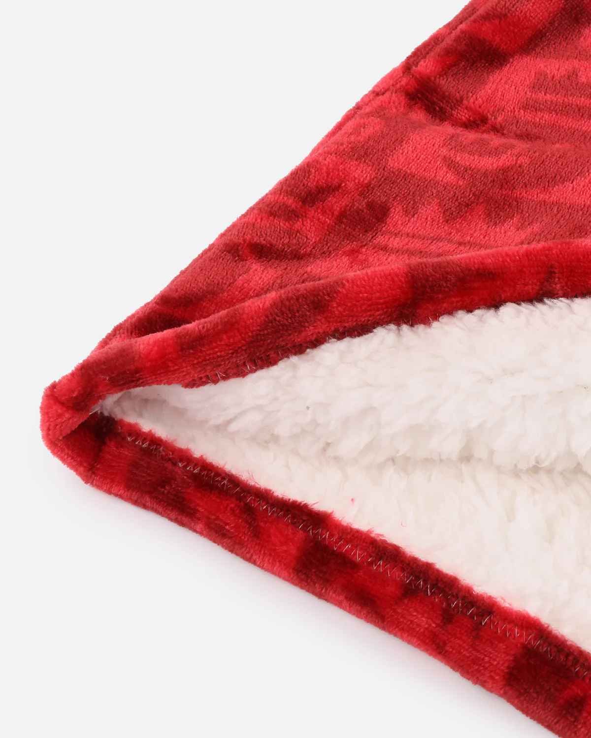 The King Sherpa Lined Blanket Hoodie (Red) 5 The King Sherpa Lined Blanket Hoodie (Red)