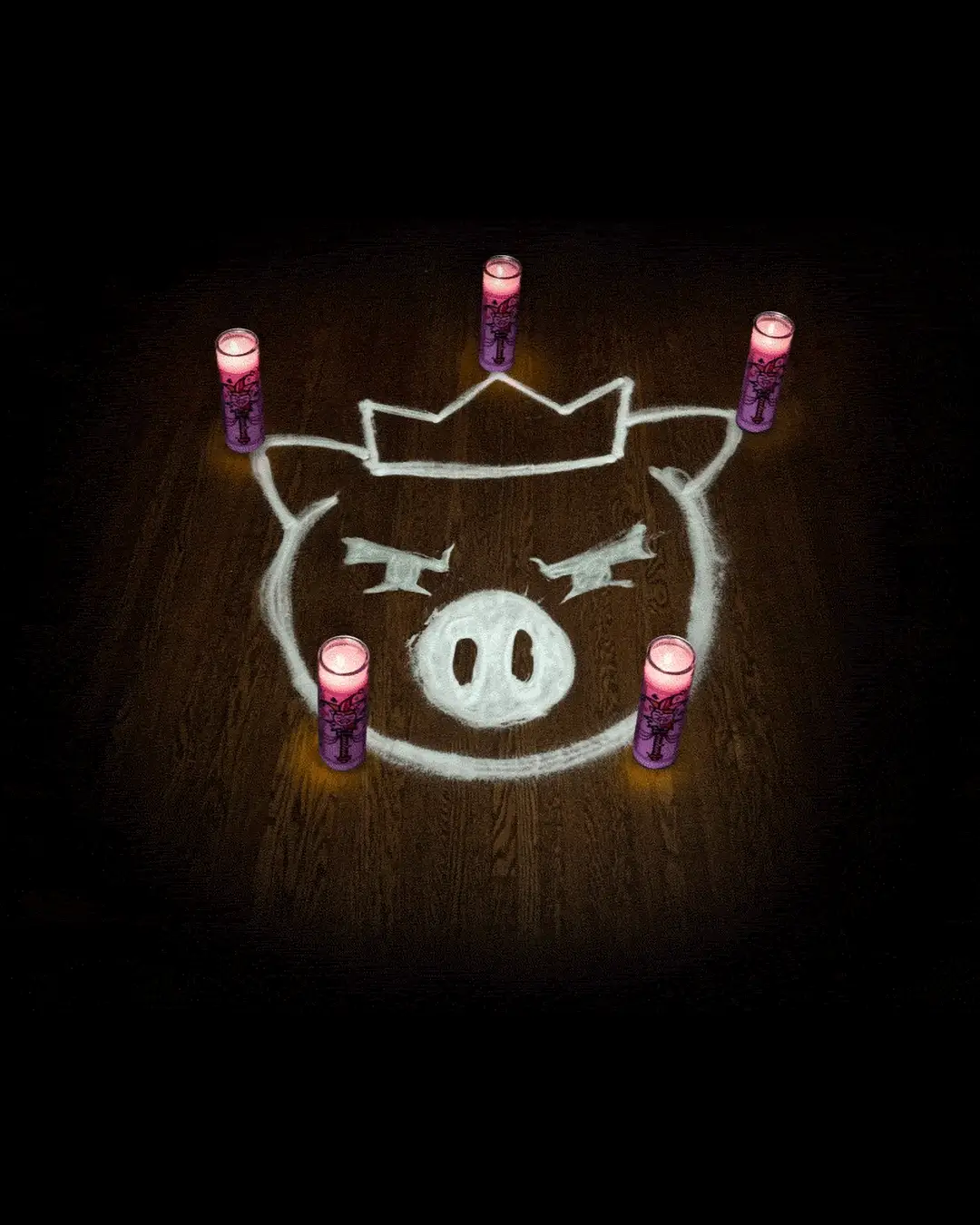 King Techno Joker Saint Candle