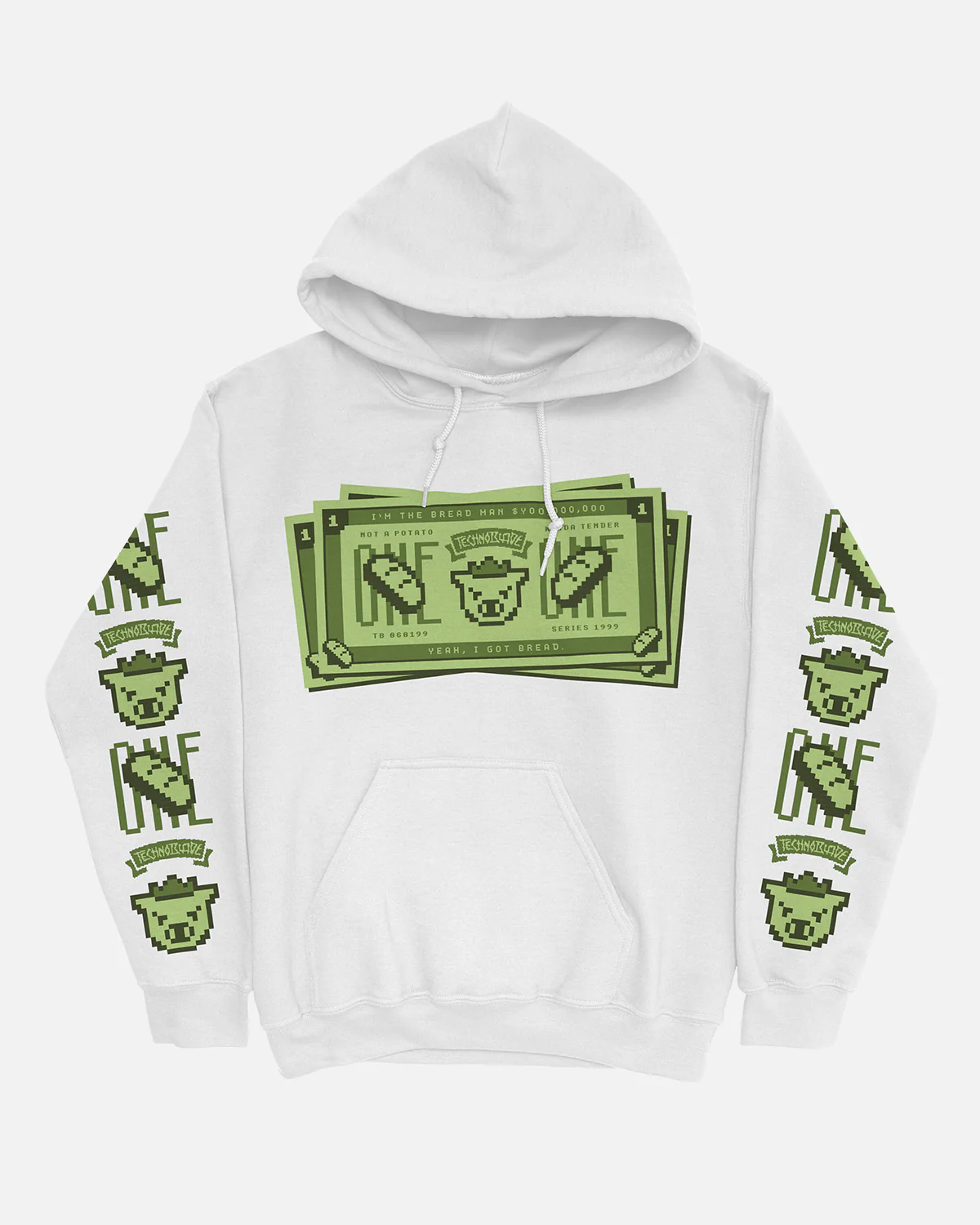 The Bread Man Hoodie (White)