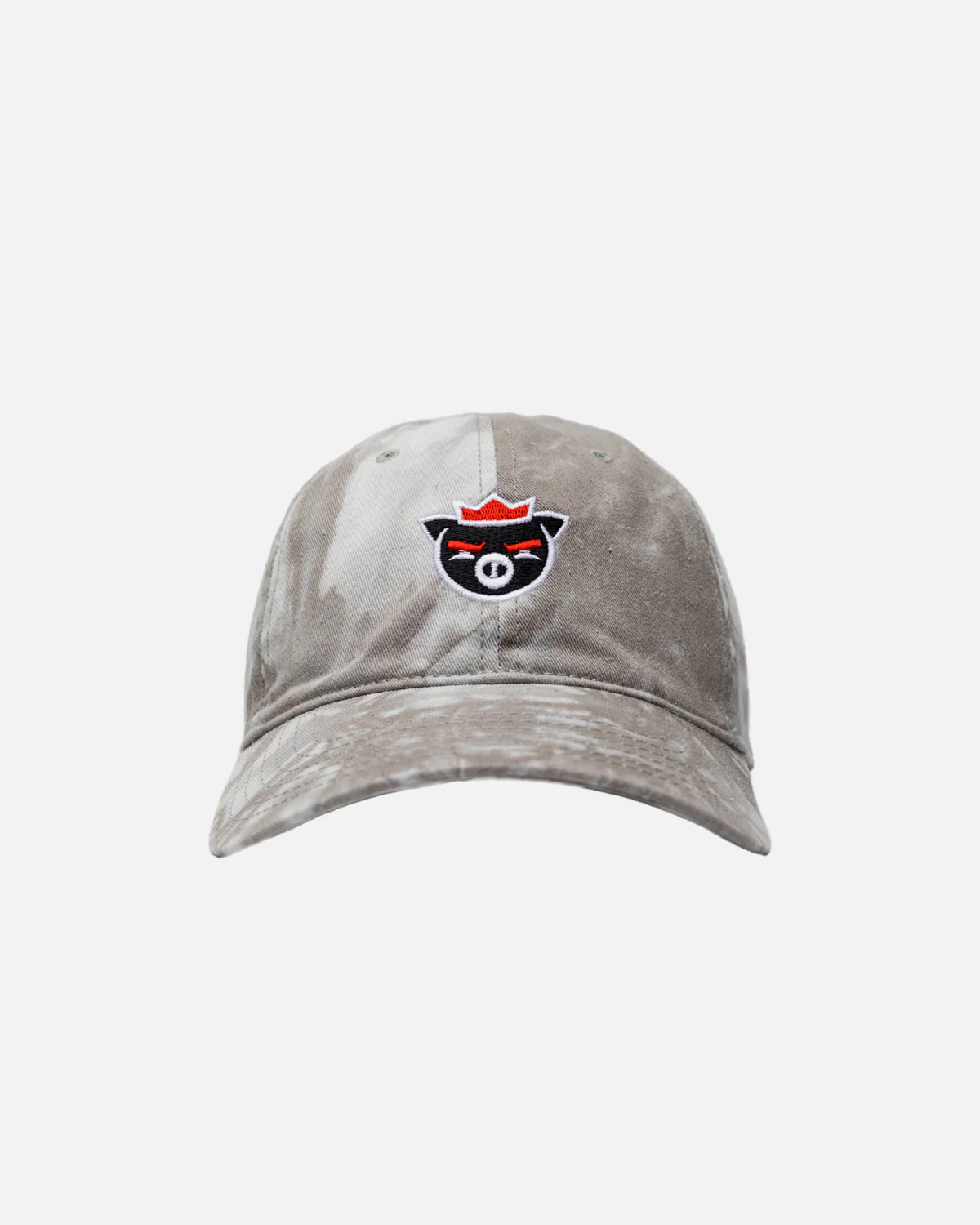 Agro Pig Tie Dyed Dad Hat (Grey)